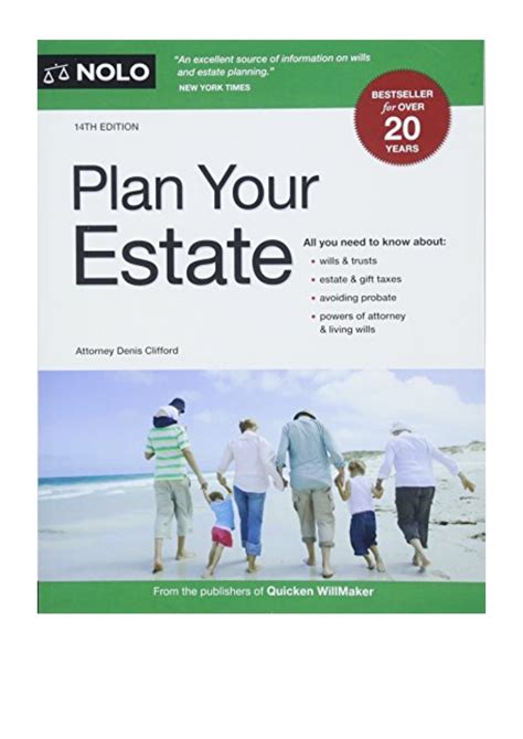 Book cover: Plan your estate